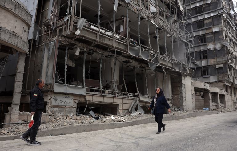 Aftermath of Israeli airstrike on Tehran's Gandhi Hospital -  PHOTOS 