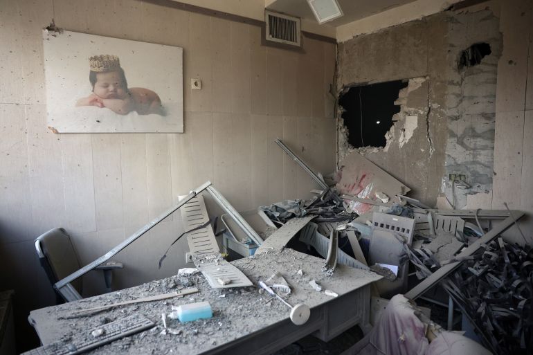 News about - Aftermath of Israeli airstrike on Tehran's Gandhi Hospital -  PHOTOS 