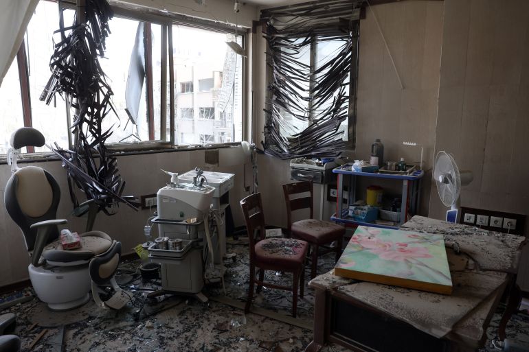 News about - Aftermath of Israeli airstrike on Tehran's Gandhi Hospital -  PHOTOS 