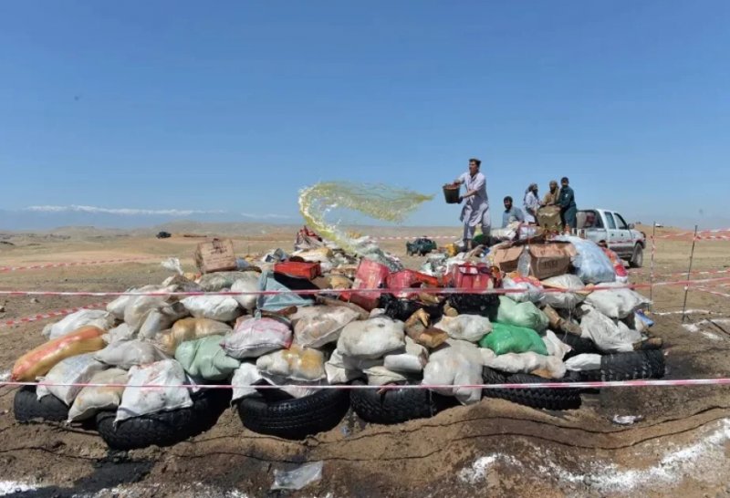 Over 2.5 tons of drugs seized in southern Afghanistan