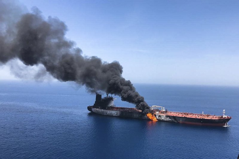 Iran claims strike on US tanker in northern Gulf