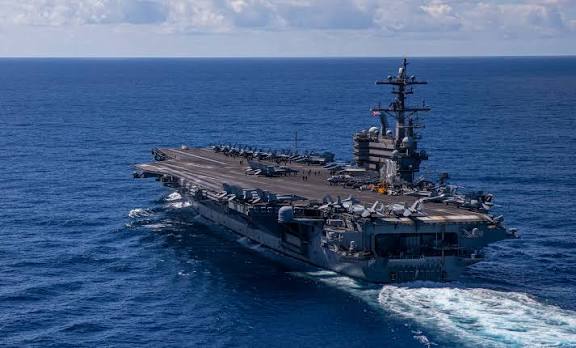  US carrier USS Gerald R. Ford enters Red Sea -  VIDEO  