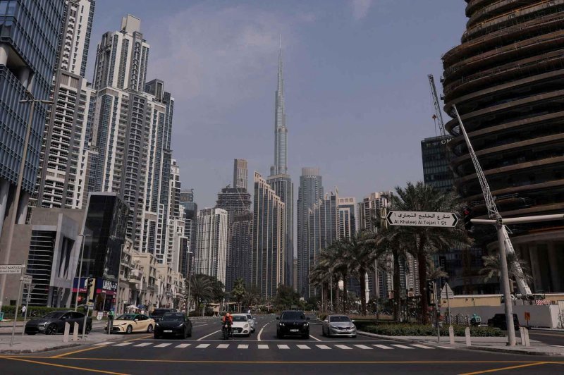 Possible shrapnel impact reported in Dubai