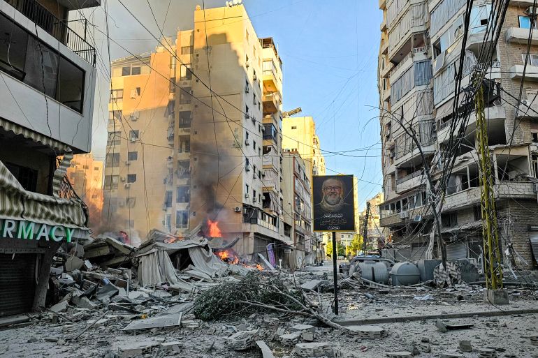 News about - Aftermath of Israeli strike on Beirut suburbs -  PHOTOS 