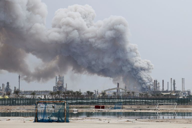 News about - Aftermath of Iranian attack on Bahrain’s Bapco oil refinery -  PHOTOS 