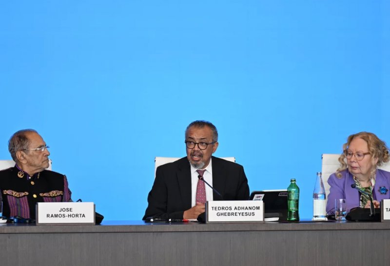 WHO Director-General expresses gratitude to Azerbaijani President 