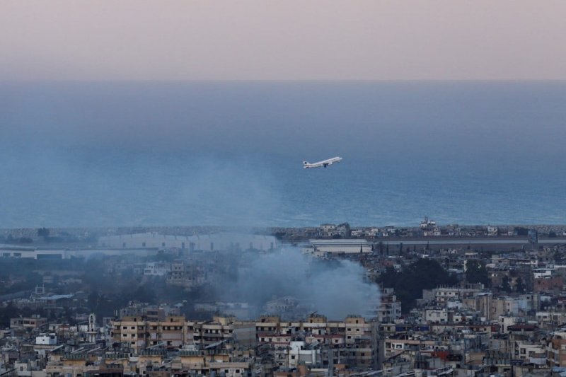 Israeli strikes target area near Beirut airport