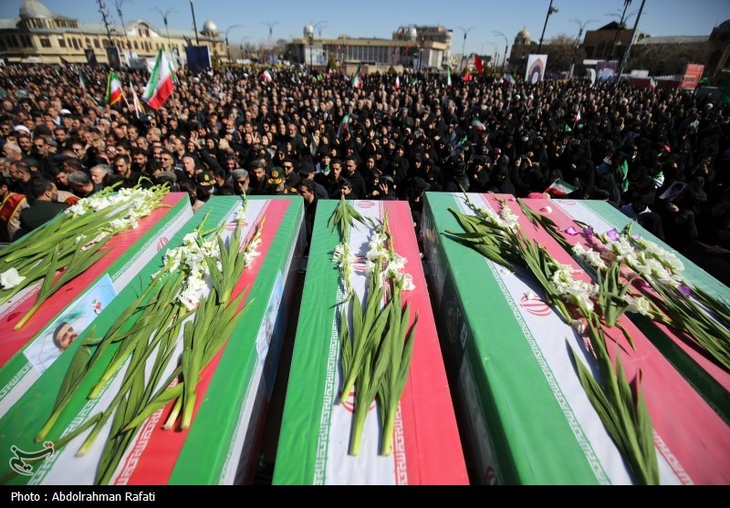 Iran holds funeral for Larijani and Basij chief Soleimani
