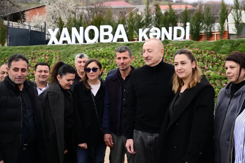 News about - President Aliyev visits Khojavend to see reconstruction progress -  PHOTO 