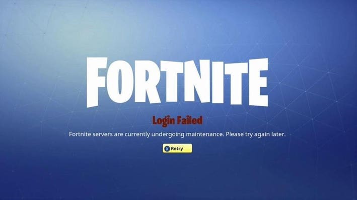 Fortnite servers down for v40.00 update maintenance