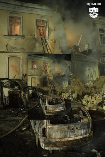 News about - Russia strikes Odesa: Buildings, dormitory damaged -  PHOTO 