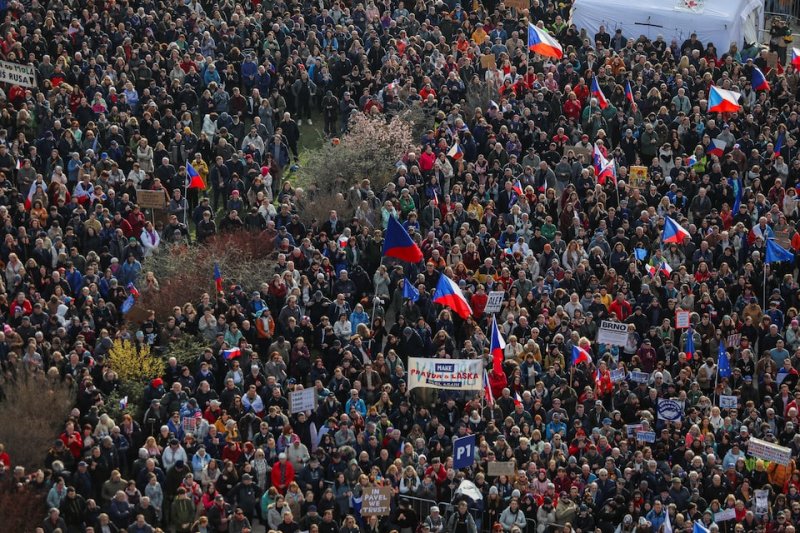 Largest Czech anti-government protest since 2019