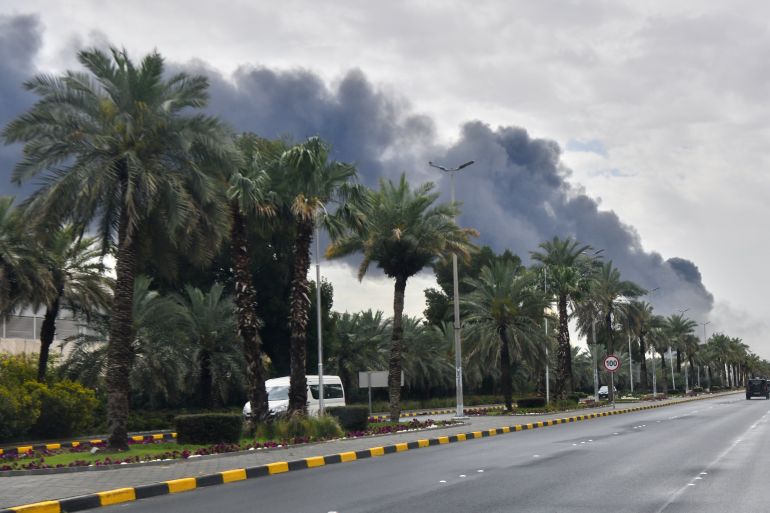 News about -  In Photos:  Smoke rises from Kuwait airport after Iranian drone strike