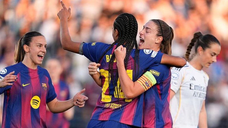 Barcelona crush Real Madrid 6-2 in Women's Champions League