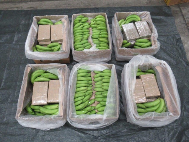 Cocaine worth nearly $100M seized from bananas; three arrested in the UK