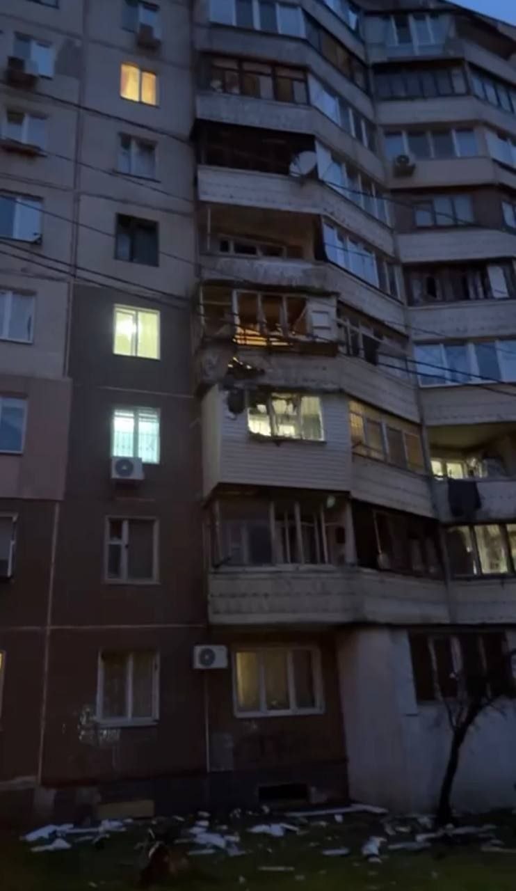 News about - Russian drone strike hits Odesa high-rise, one injured -  PHOTO 