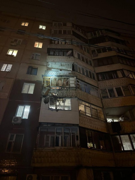 News about - Russian drone strike hits Odesa high-rise, one injured -  PHOTO 