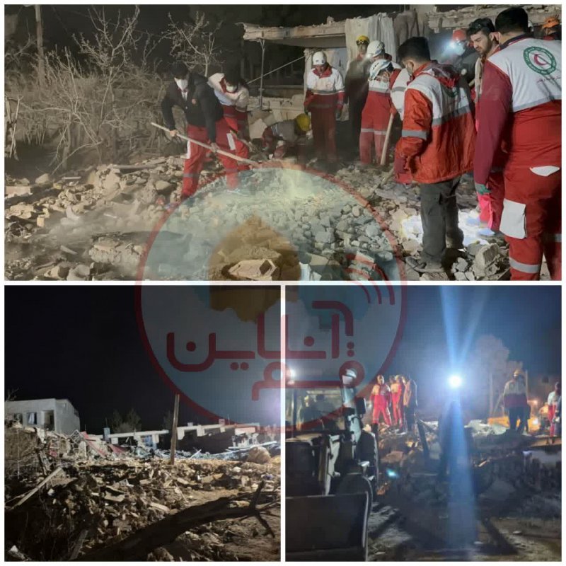 News about -  Attack on Iran’s Mahallat kills 11 -  PHOTO 