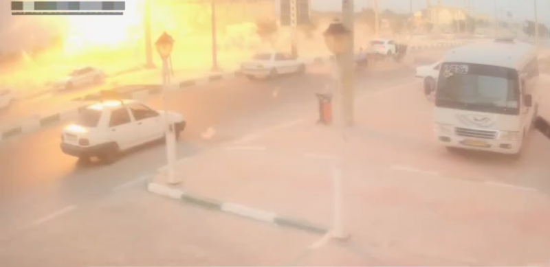 New U.S. missile hit Iranian sports hall and school -  VIDEO 