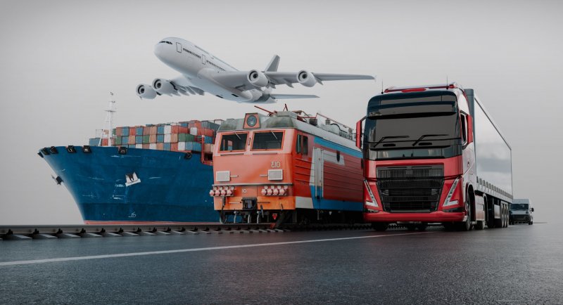 What is meant by the reshaping of global transport and logistics routes