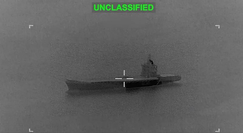  Watch: Moment US strike hits Iranian drone carrier