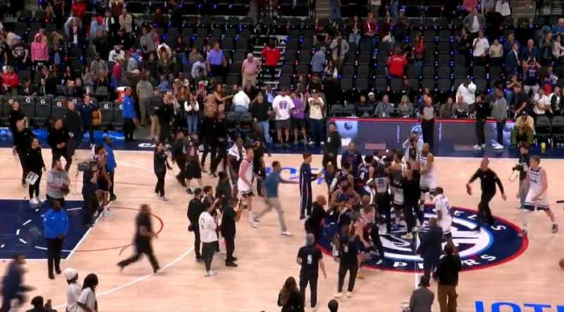 Scuffle erupts after Clippers defeat Timberwolves -  VIDEO 