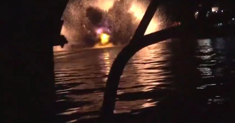 Iran’s IRGC hits US-linked oil tanker in Persian Gulf - VIDEO