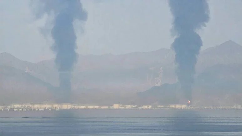 Fire erupts at UAE’s Fujairah industrial zone after drone strike -  VIDEO 