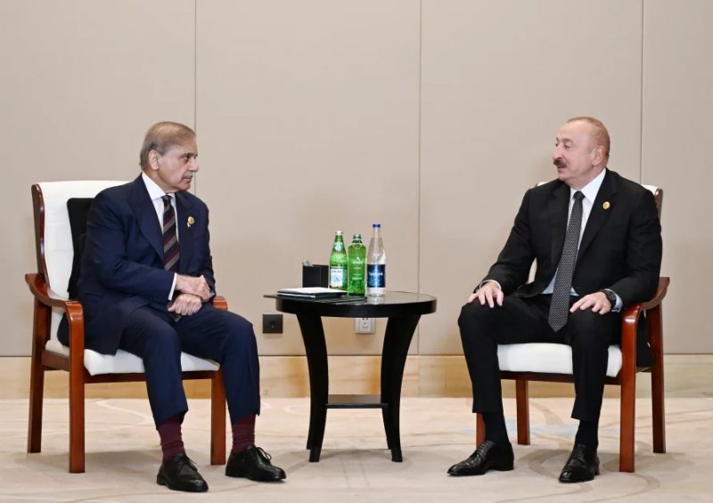 President Aliyev, Pakistani PM discuss Middle East situation