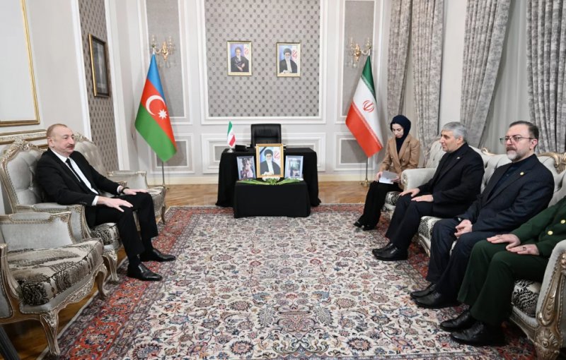 News about - President Aliyev visits Iranian Embassy in Azerbaijan to offer condolences