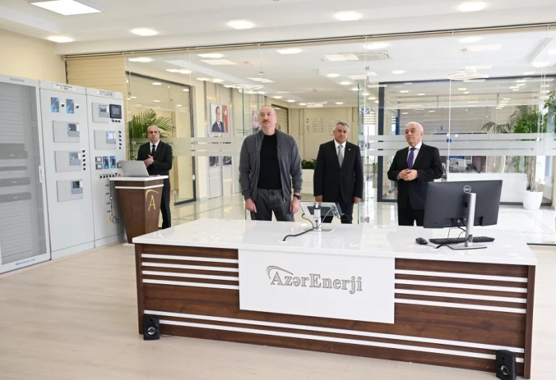 President Aliyev inaugurates “Absheron” Battery Energy Storage Center