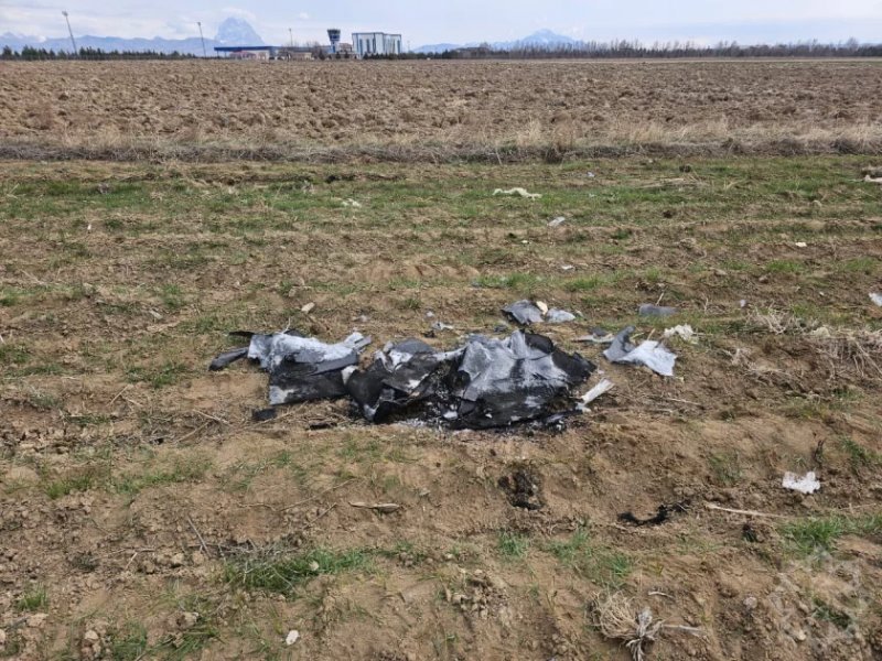 News about - Remnants of drone that fell near school in Azerbaijan's Nakhchivan –  PHOTOS 