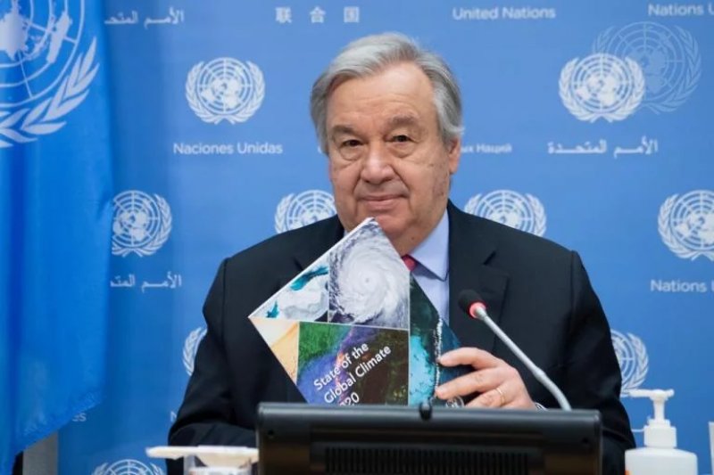 UN chief warns of ‘climate chaos’ 