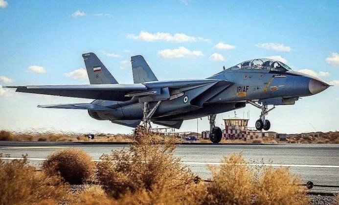 Iranian F-14 fighters were destroyed during strikes on Isfahan
