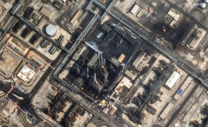 News about - Satellite images Saudi Arabia’s Iran-hit Ras Tanura oil facility -  IMAGES  