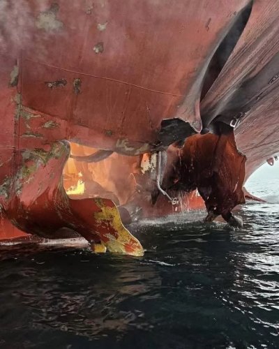 News about - Three crew missing after Thai ship hit in Strait of Hormuz -  PHOTO  