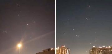 Multiple explosions rock Doha sky