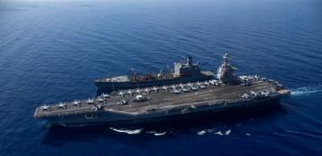 Macron says France is sending aircraft carrier to the Mediterranean