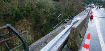 Three killed in pedestrian bridge collapse in northern Spain