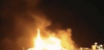 Sanctioned Russian LNG carrier Arctic Metagaz catches fire -  VIDEO  