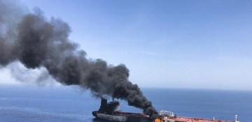 Iran claims strike on US tanker in northern Gulf