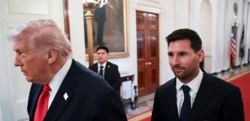 Messi criticized for meeting and applauding Trump amid war