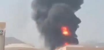 UAE controls fire sparked by drone debris