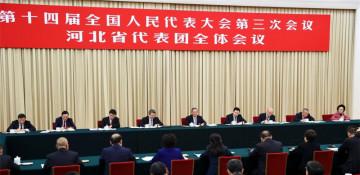 Chinese leaders join national lawmakers, political advisors in deliberation, discussions 