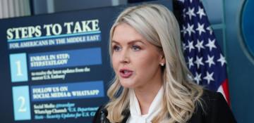 US looking at potential leaders for Iran, says White House press secretary 