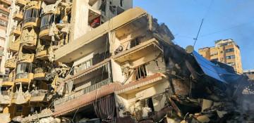 Aftermath of Israeli strike on Beirut suburbs -  PHOTOS 