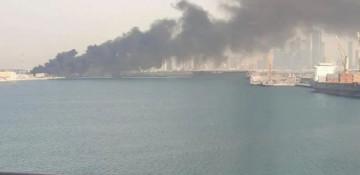 Explosion reported near vessel off Abu Dhabi coast -  PHOTO  (World)