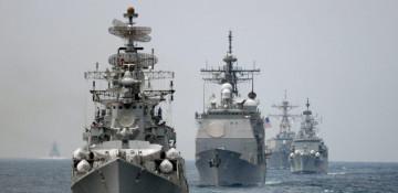  Indian warships move into Gulf of Oman to protect merchant ships - PHOTO