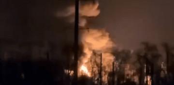 Ukrainian drones hit oil depot in Russia’s Krasnodar