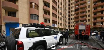 Fire in Baku apartment: 7 hospitalized -  VIDEO 